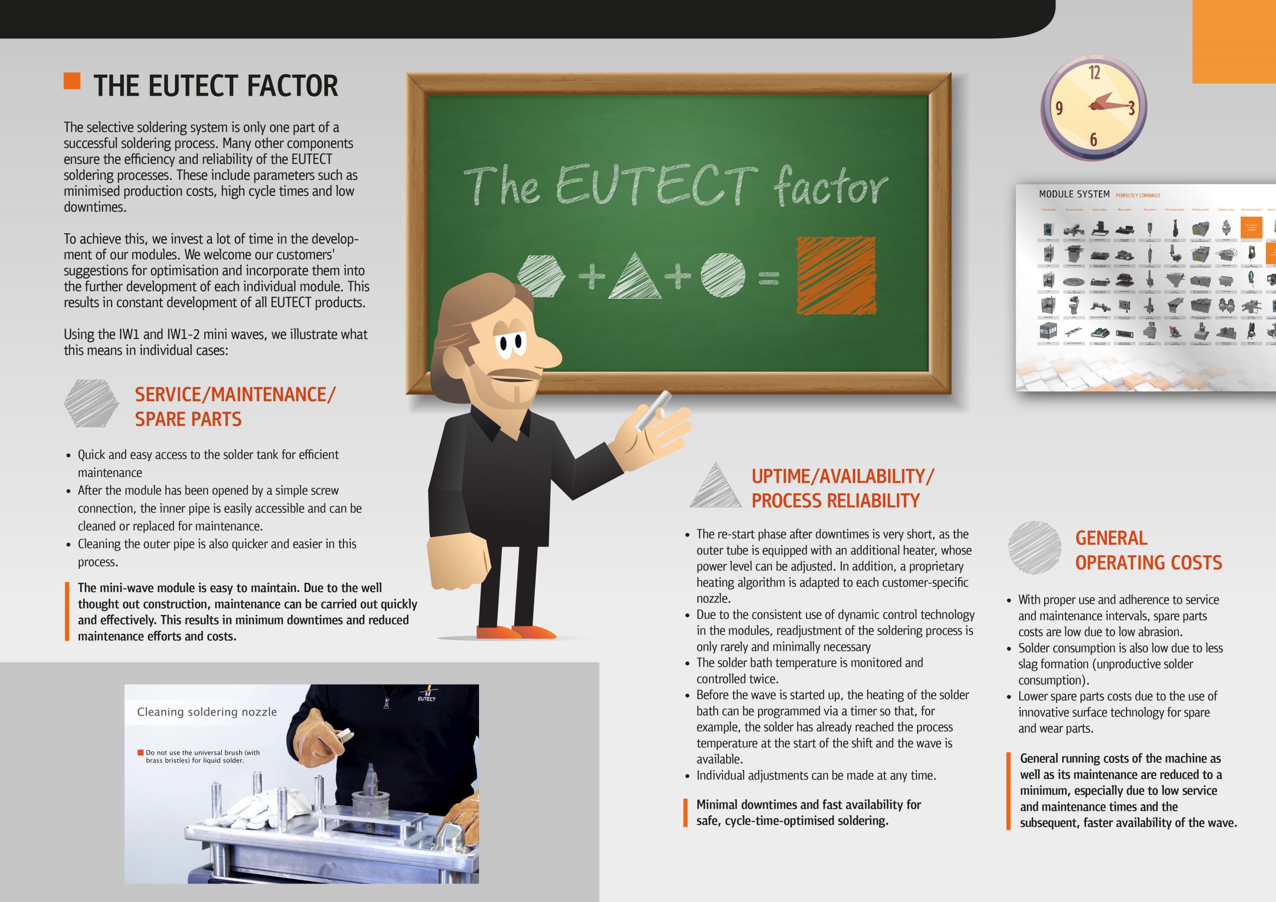 Graphical representation of the EUTECT factor